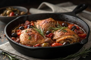 Italian Braised Chicken Cacciatore &ndash; Rustic Tomato Herb Meal