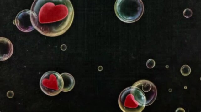 Animasi balon yang ada cintanya