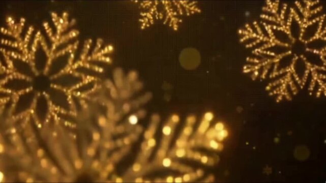 anaimasi salju emas untuk hari natal