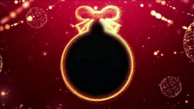 animasi sebuah frame untuk hari natal 