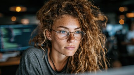 Multiethnic qa engineer collaborating with developers online to find and fix bugs before launching product or program software code