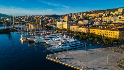Rijeka Harbor Golden Hour