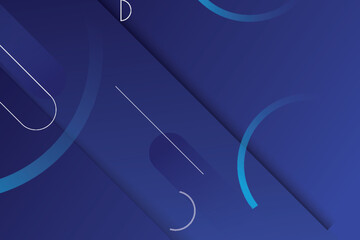 Blue geometric abstract background. Vector illustration