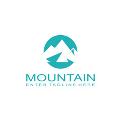 Mountain logo design, mountain range, vector, travel, outdoor, camping, valley, adventure, silhouette, outdoor, graphic, peak, element, shape, expedition, camp	