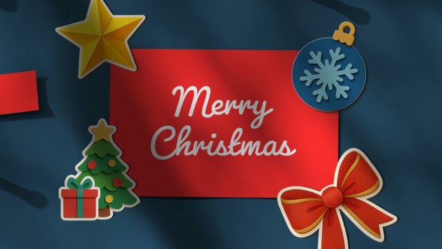 Xmas Paper Craft Pinboard Memories