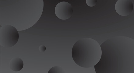 Black grey gradient background with abstract circle pattern