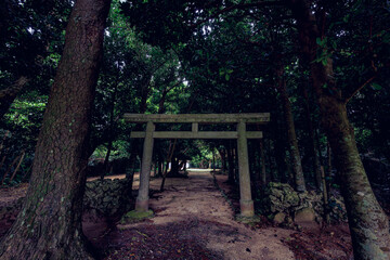  自然と信仰が調和する石垣島の群星御嶽の神聖な風景