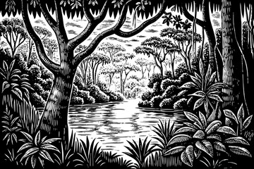 The Amazon Rainforest thrives with dense green canopy, powerful rivers, and extraordinary biodiversity, forming one of the most vital natural regions on the planet