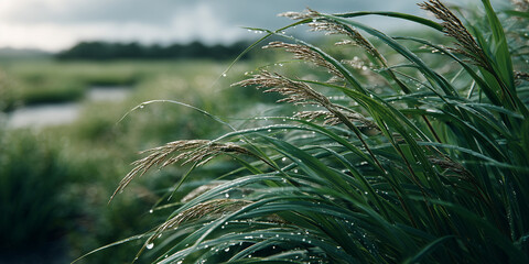 Sustainable aviation biofuels initiative wetland ecosystem nature photography lush environment close-up perspective