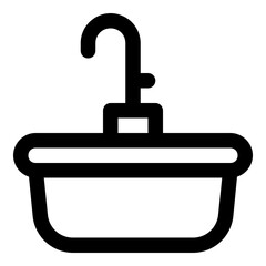 Fototapeta premium wastafel icon