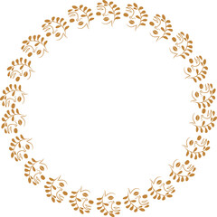 Fashion frame. Vector woman fashion frame for text. Simple template element for design