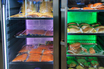 Budapest, Hungary. The Caviar Palace Farm shop in Budapest, which is connected to a caviar factory.