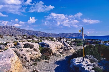 On the E4 trail from Elefonisi, Kdrodasos to Krios, Crete, Greece