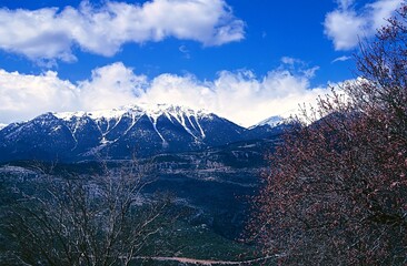 Mount Parnassus (Parnassos) is a mountain range of Central Greece