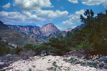 Tripiti Gorge at southern Lefka Ori, Crete