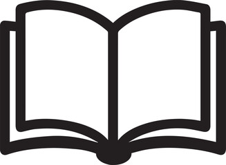 vector illustration of an open book