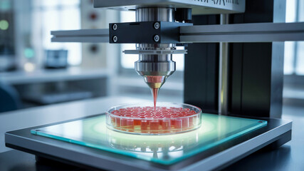 Advanced 3D Bioprinter Creating Tissue in Laboratory