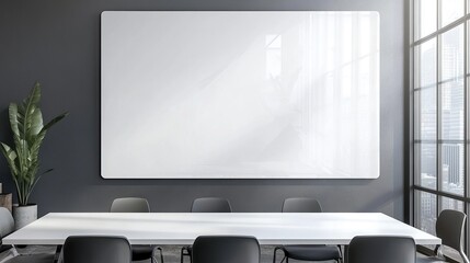 A whiteboard with a glossy finish