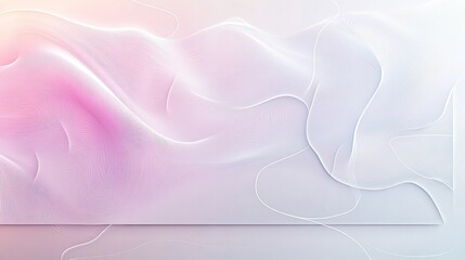 A whiteboard with a gradient of soft pink and lavender