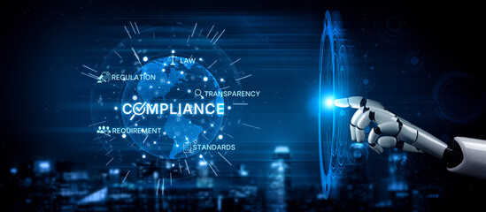 AI ensures compliance with automated policy checks, smart regulation systems, and intelligent...