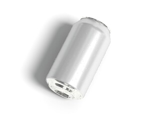 Soda Can 3D Render Isolated White for Mockup 3