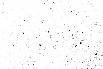 Macro halftone print showing scattered black speckles and faint diagonal shading on a transparent background. Irregular, high-contrast grain texture.