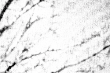 Macro halftone of bare tree branches cutting across a cloudy sky, drawn with diagonal black lines on a transparent background.