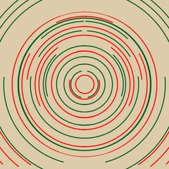 Abstract red and green round for background. Vector abstract two color round shaped.