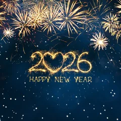 Happy New Year 2026 Greeting card © lumikk555