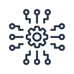 System Processing Gear Icon