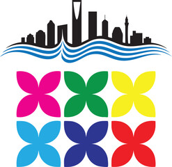 vector illustration of a flower