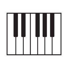 Naklejka premium Black and white piano keys close up view musical instrument keyboard graphic design element