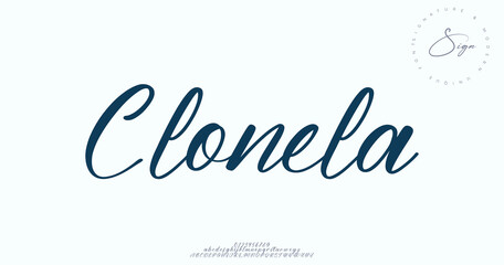 A clean and airy cursive font with refined elegance and graceful motion.