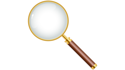 magnifying glass on isolated background, close-up inspection tool, sleek optical lens design, magnifying glass png, png of magnifying glass, magnifying glass image, magnifying glass no bg, magnifying 
