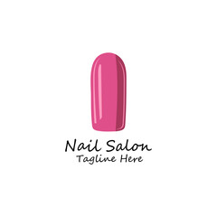 Nail Salon Logo, beauty salon logo, spa icon, woman face illustration, girl face vector