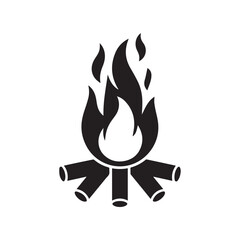 PFlat Design Campfire with Hanging Pot and Portable Grillrint