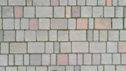 Light Gray Stone Paving Texture