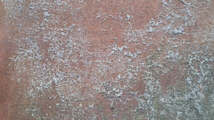 Rusty Corroded Metal Texture with Peeling Paint