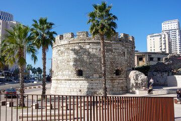 The Venetian Tower of Durr&euml;s, Albania, stands as a silent guardian of the city&rsquo;s past, overlooking the Adriatic with centuries of history behind its walls.