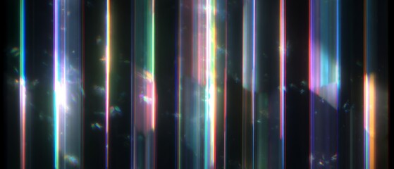 Colorful Vertical Light Stripes Abstract Background