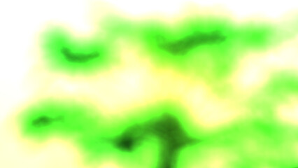 Abstract background: Morning sunlight through a flowering papaya tree in a backyard. Gradient of green, yellow, and black. Central Thailand. Palm trees, sky, nature, blue, tropical, green, trees, summ