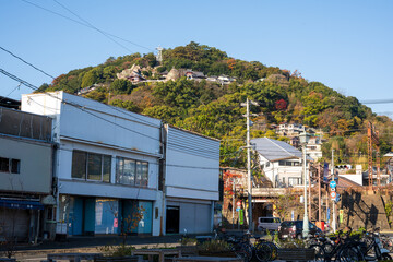 日本の広島県尾道市のとても美しい風景