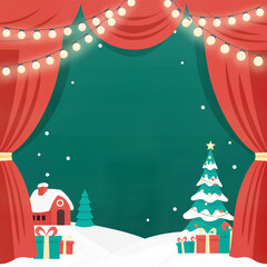 Christmas stage