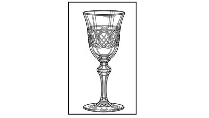 empty wine glass