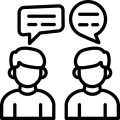 Communication Skills line icon