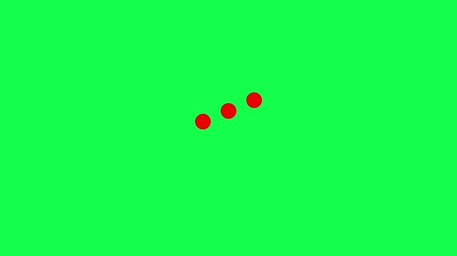 Typing loading dots on transparent background with alpha channel. Loading is indicated by a dot. Load dot icons. A set of loading icon animation.