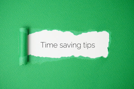 Time saving tips