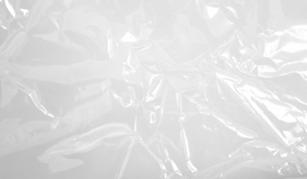 High-Quality PNG crumpled transparent plastic film texture