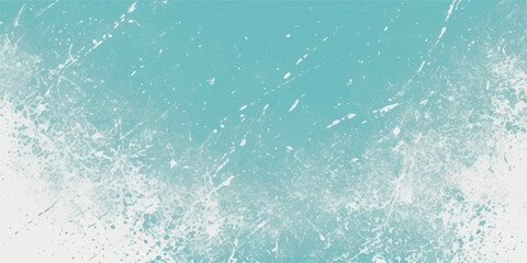 Blue frozen water wave texture background with cold ice pattern