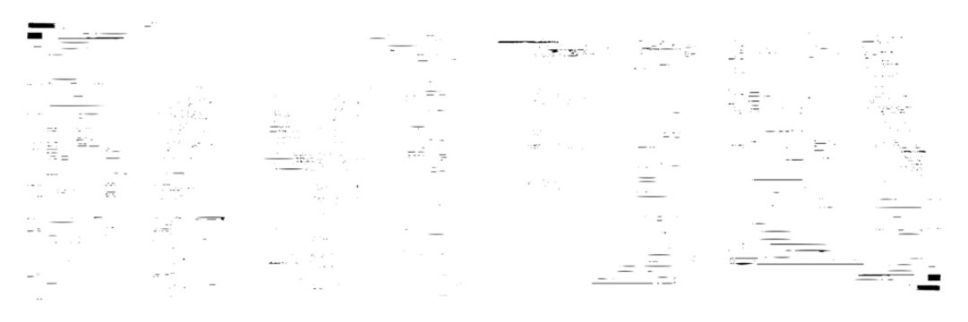 black and white glitch noise texture vector broken transmission. Glitch background. Abstract screen with noise effect. Glitchy noisy background texture with distorted screen pixel overlay effect.
